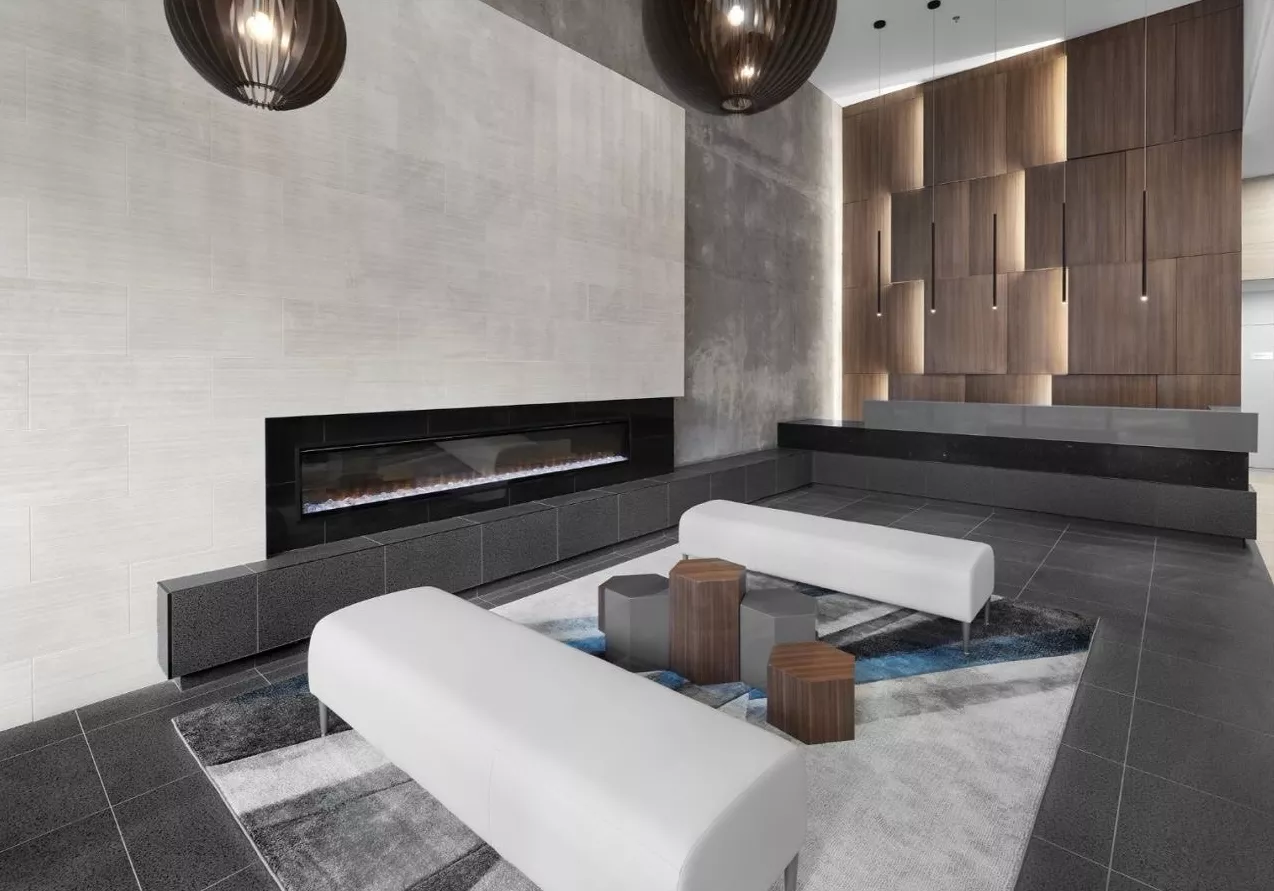 Modern Fireplace Feature Wall